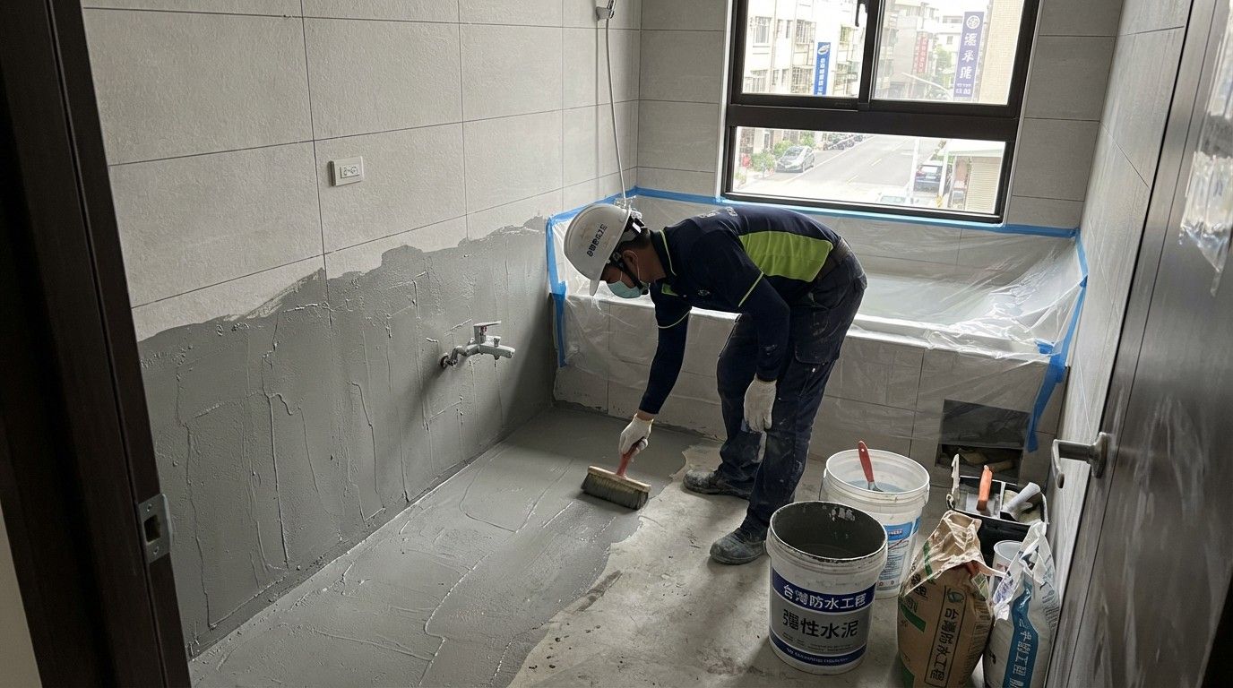 新竹浴室防水整修案例-浴室整體防水翻修工程